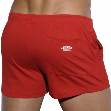 Short Fitness Rouge