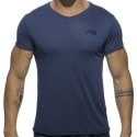 Addicted T-Shirt V-Neck Basic Marine