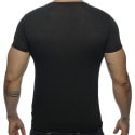 Addicted T-Shirt V-Neck Basic Noir