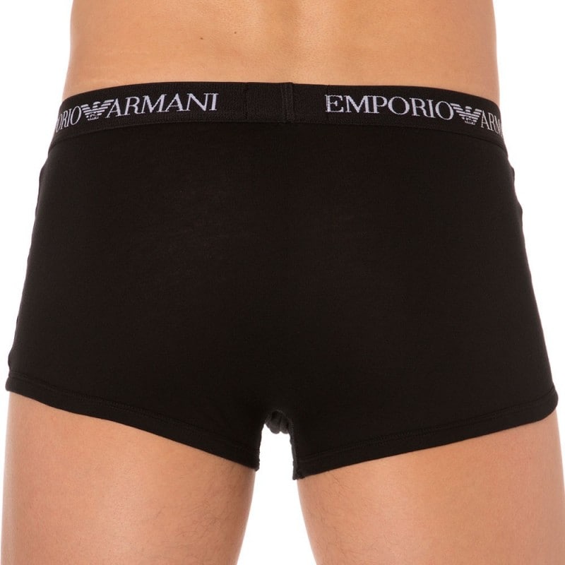 Emporio Armani 3-Pack Pure Cotton Boxers - Black