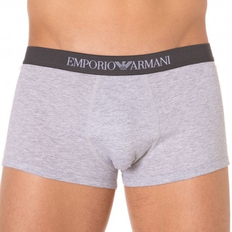 Lot de 3 Boxers Pure Cotton Noir - Marine - Gris