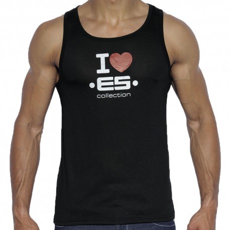 I Love ES Tank Top - Black