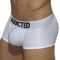 Addicted 3-Pack Push Up Mesh Trunks - White - Navy Blue - Black