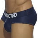 Addicted 3-Pack Push Up Mesh Briefs - White - Navy Blue - Black