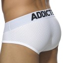 Addicted 3-Pack Push Up Mesh Briefs - White - Navy Blue - Black