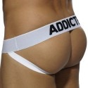 Addicted 3-Pack Push Up Mesh Jock Straps - White - Navy - Black