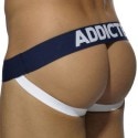 Addicted 3-Pack Push Up Mesh Jock Straps - White - Navy - Black