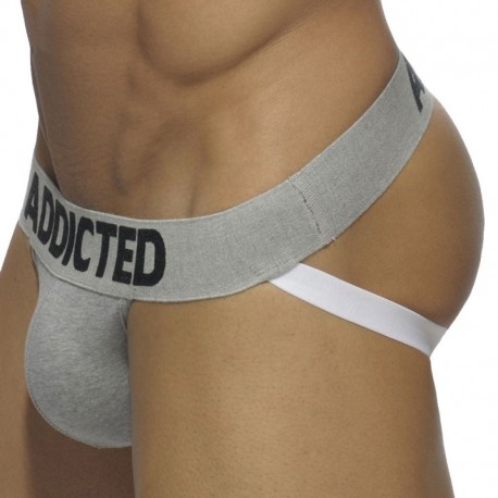 Addicted My Basic Jock Strap - Grey