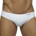 Addicted Rainbow Swim Brief - White