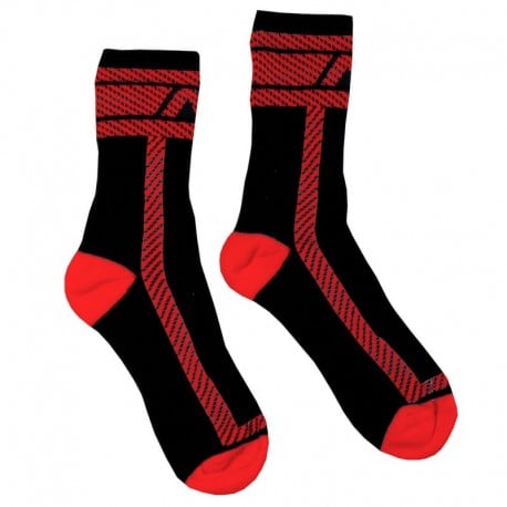 AD Fetish Fetish Socks - Black - Red