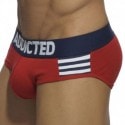 Addicted Sailor Stripes Brief - Red