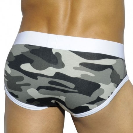 ES Collection Slip Basic Camouflage Gris