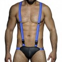 AD Fetish Jock Singlet - Black - Royal