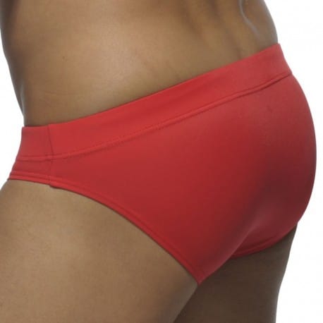 Addicted Basic Colors Swim Brief - Red