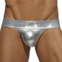 Addicted Metallic Jock Strap - Silver