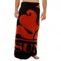  Logo Beach Towel - Black