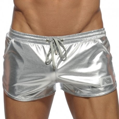 Addicted Metallic Short - Silver