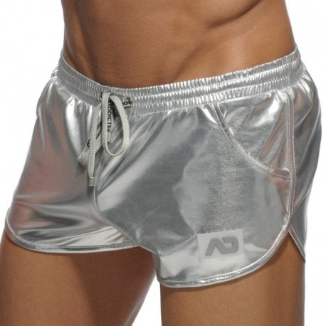 Addicted Metallic Short - Silver