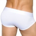 ES Collection Basic Cotton Brief - White