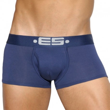 ES Collection Basic Cotton Boxer - Navy