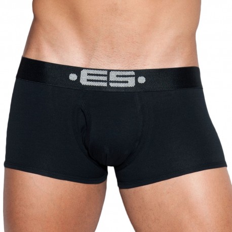 ES Collection Basic Cotton Boxer - Black