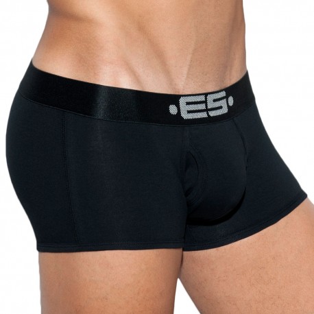 ES Collection Basic Cotton Boxer - Black