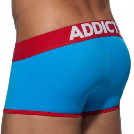 Addicted Shorty Swimderwear Push Up Bleu - Rouge