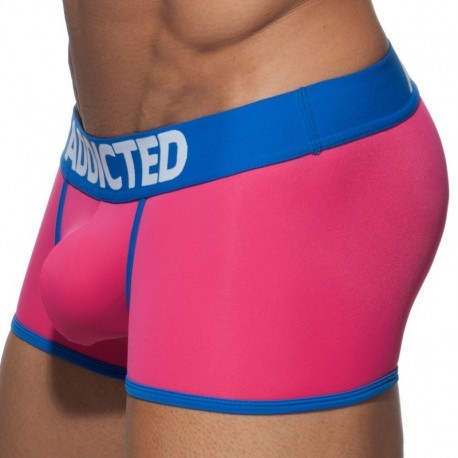 Addicted Cockring Swimderwear Briefs - Neon Pink