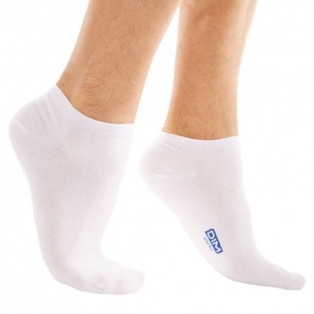 DIM 3-Pack Invisible Socks - White