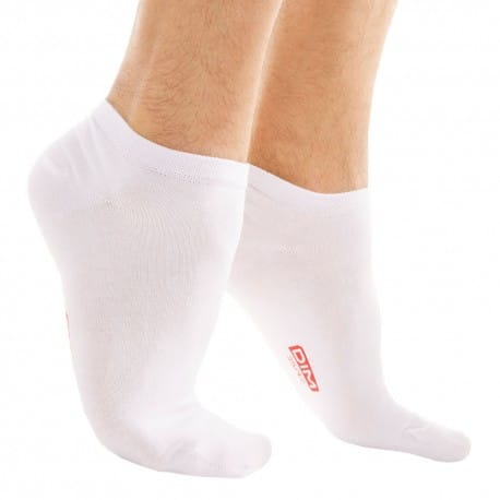 DIM 3-Pack Invisible Socks - White