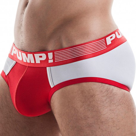 Ribbed Brief - Red