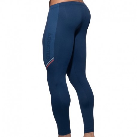 Addicted Running Tights - Navy