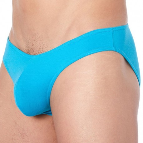 Addicted Cotton Bikini Briefs - Turquoise