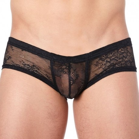 Doreanse Sexy Lace Boxer - Black