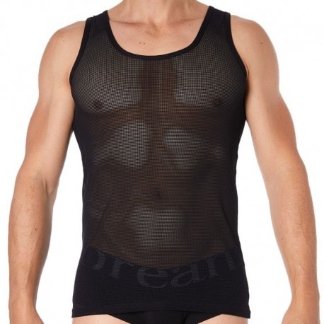 Doreanse Sportive Mesh Tank Top - Black