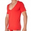 Doreanse Essential V-Neck T-Shirt - Red