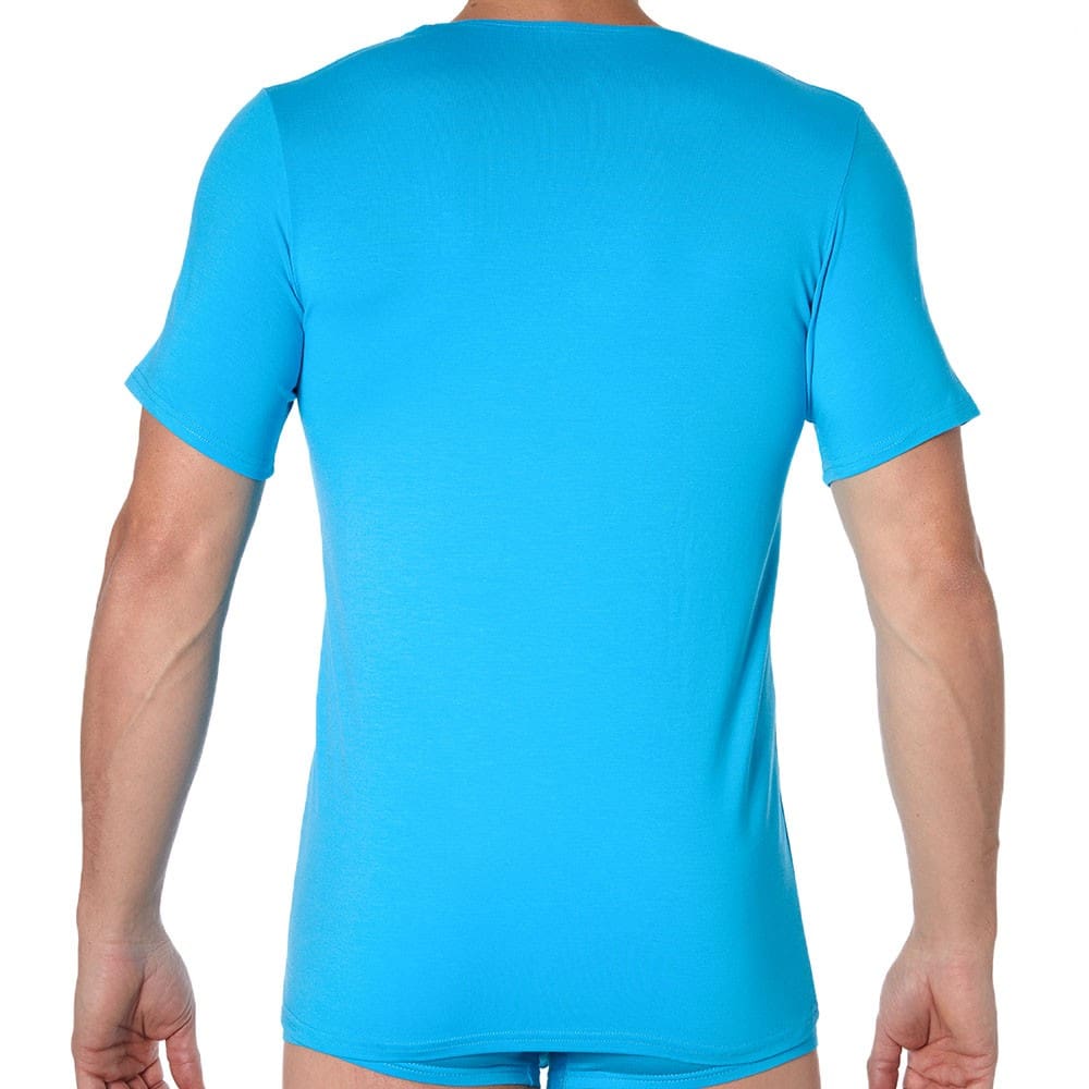 Doreanse Essential V-Neck T-Shirt - Turquoise | INDERWEAR