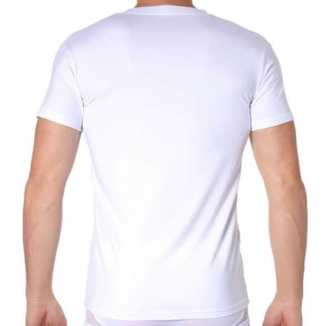 Doreanse Essential Super Low V-Neck T-Shirt - White