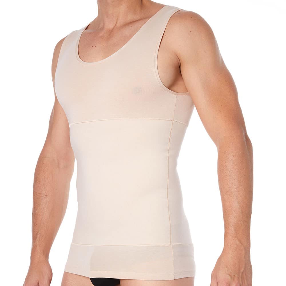 Men's body shaping garment compression corset