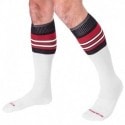 Barcode Chaussettes Football - Blanc - Rouge - Noir