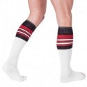 Barcode Chaussettes Football - Blanc - Rouge - Noir