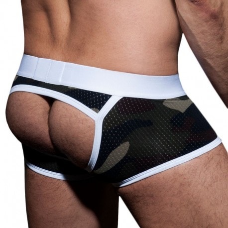 AD Fetish Camo Stripe Fetish Boxer - White