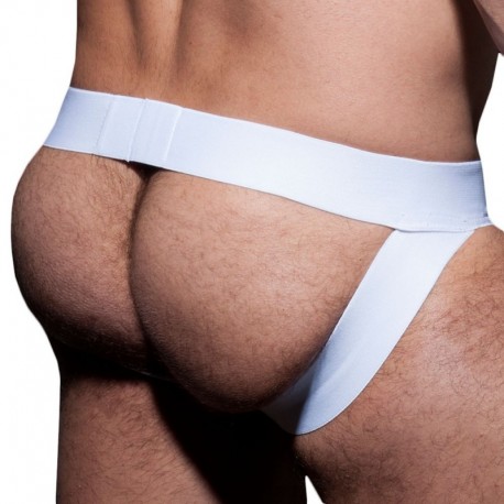 AD Fetish Camo Stripe Fetish Jock Strap - White