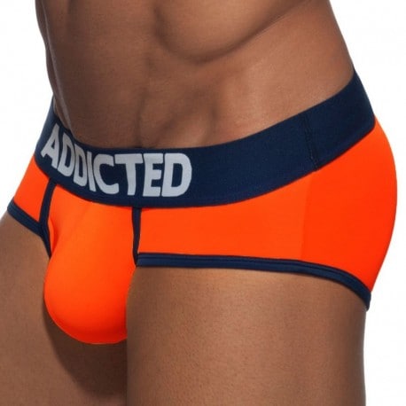 Addicted Swimderwear Push Up Briefs - Orange