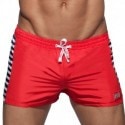 Addicted Sailor Colored Swim Short - Red