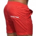 Addicted Long Basic Swim Short - Red