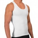 Rounderbum Cotton Compression Tank Top - White