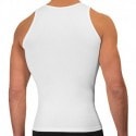 Rounderbum Cotton Compression Tank Top - White