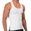 Rounderbum Seamless Compression Tank Top - White