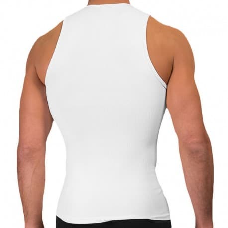 Rounderbum Débardeur Seamless Compression Blanc